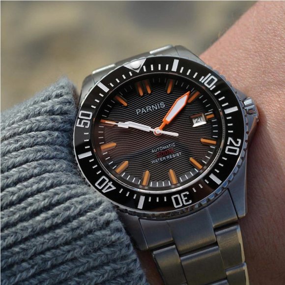 Automatic Diver Watch Waterproof 200m Stainless S